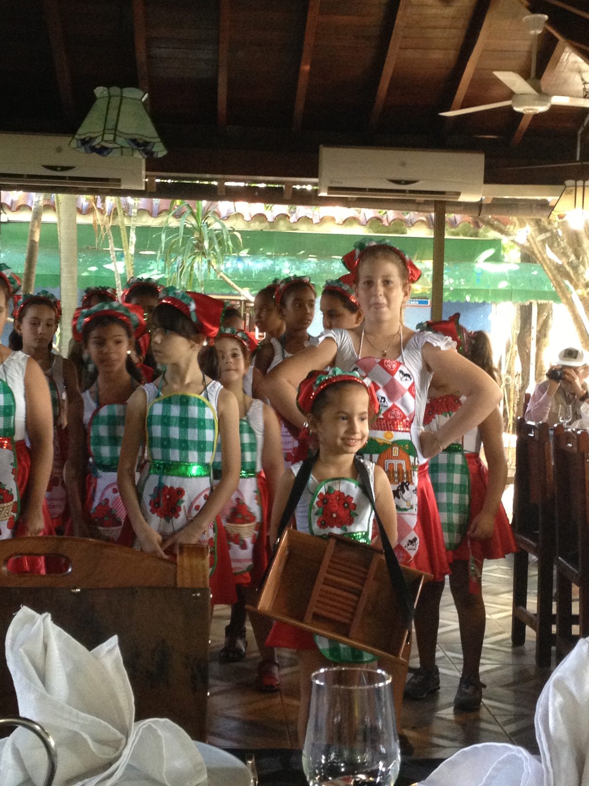 Another People and Culture stop.  A young girls' dance troop.